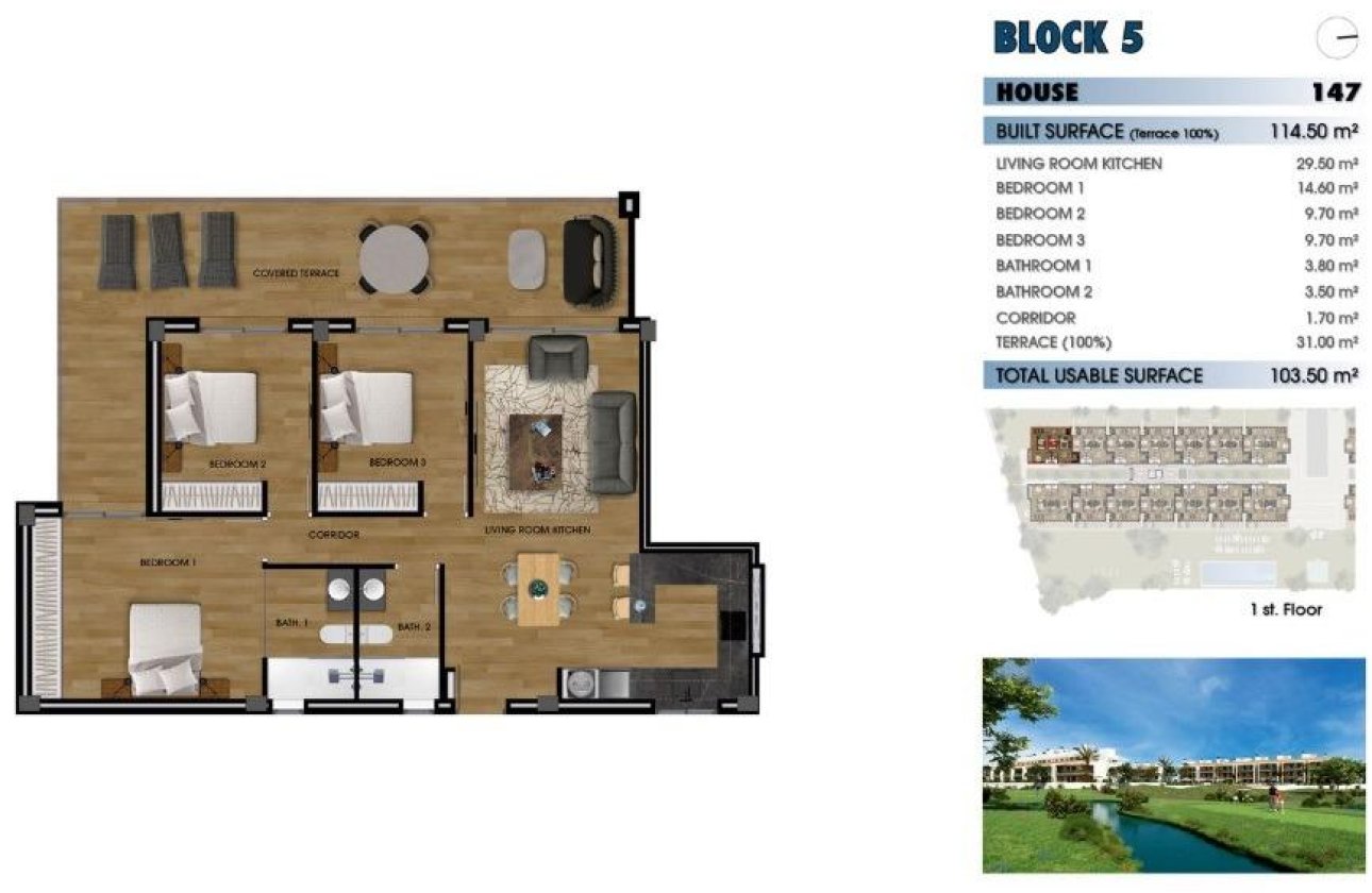 Nouvelle Construction - Appartement -
Los Alcazares - La Serena Golf