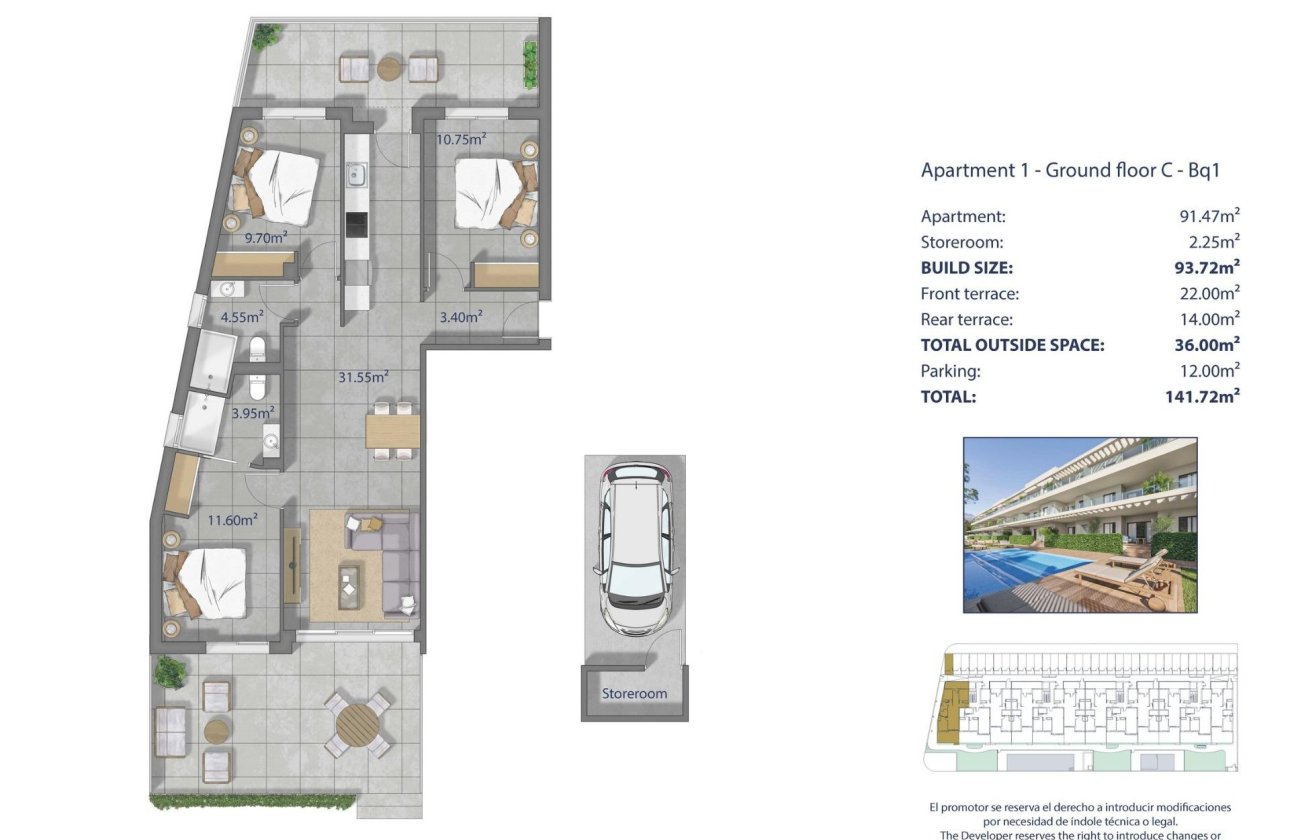 Nouvelle Construction - Appartement -
Los Alcazares - Los Narejos