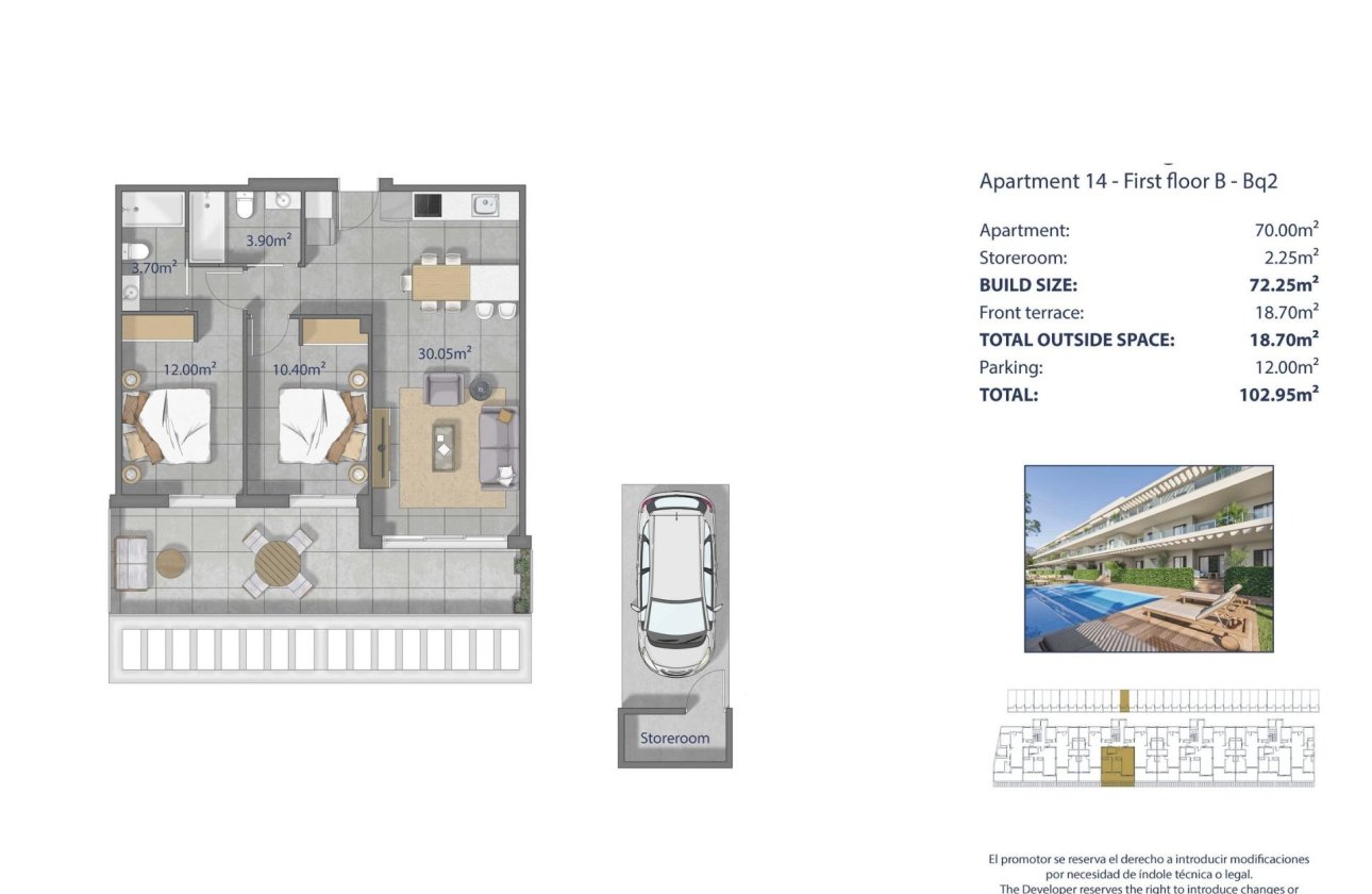 Nouvelle Construction - Appartement -
Los Alcazares - Los Narejos
