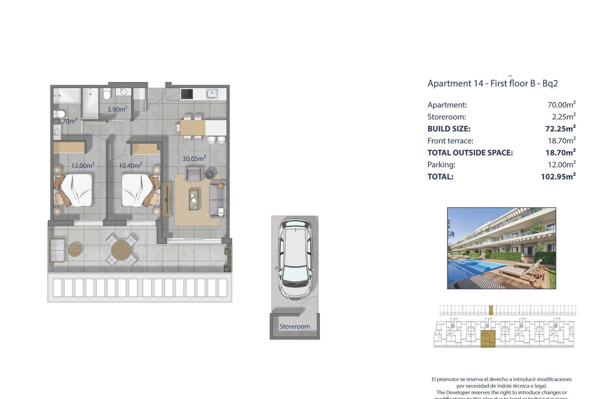 Nouvelle Construction - Appartement -
Los Alcazares - Los Narejos