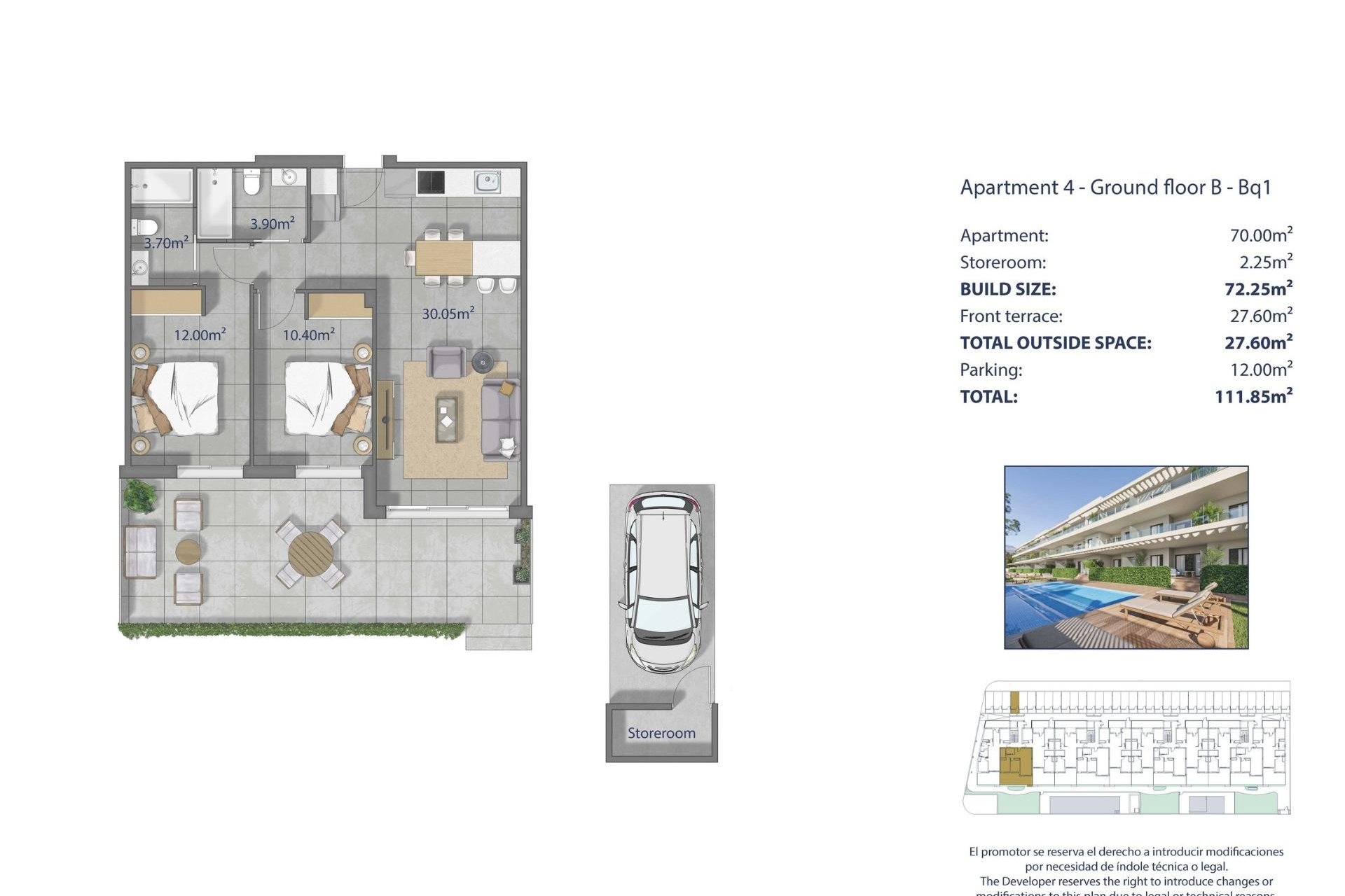 Nouvelle Construction - Appartement -
Los Alcazares - Los Narejos