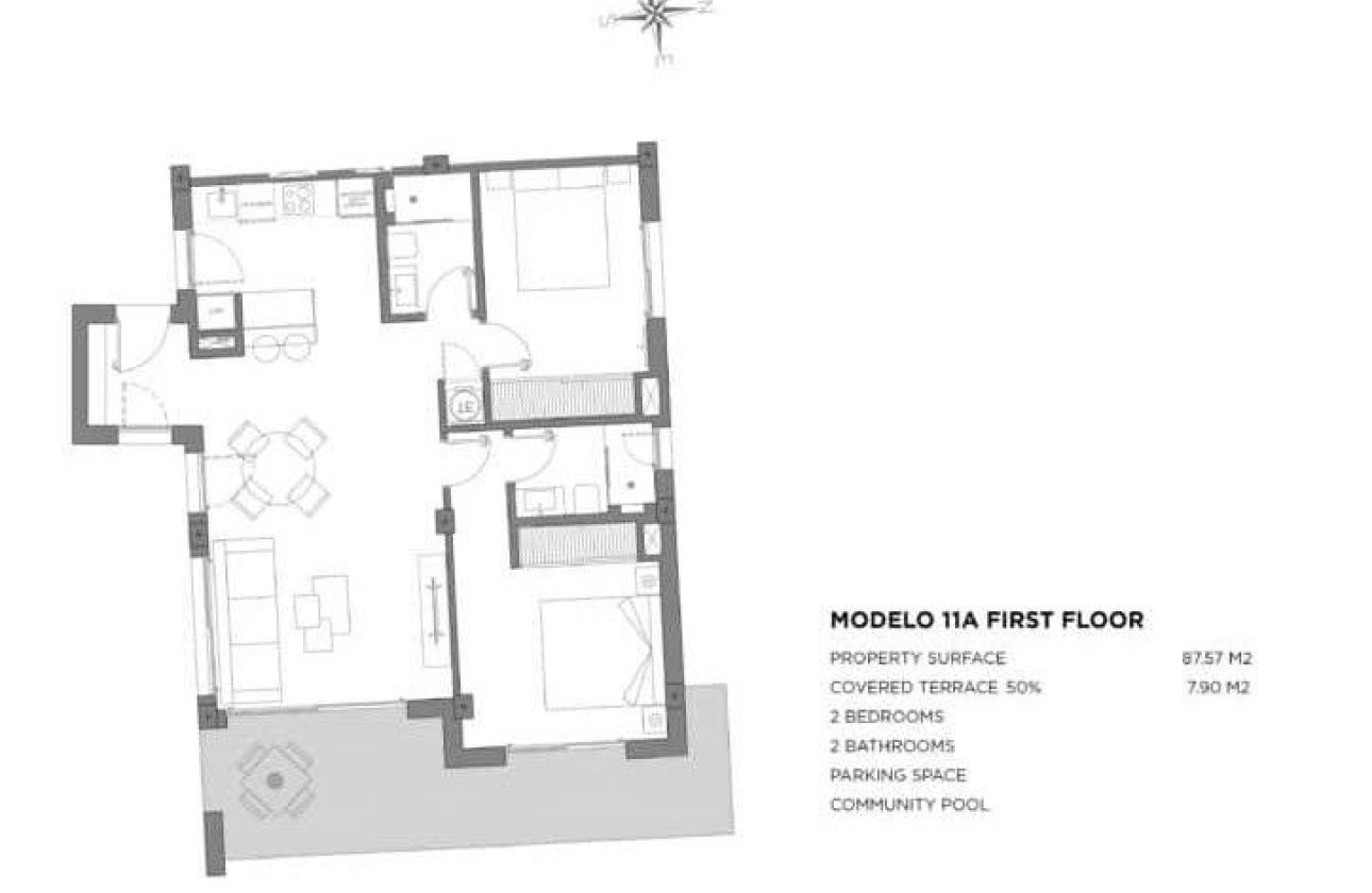 Nouvelle Construction - Appartement -
Los Alcazares - Parque Diana
