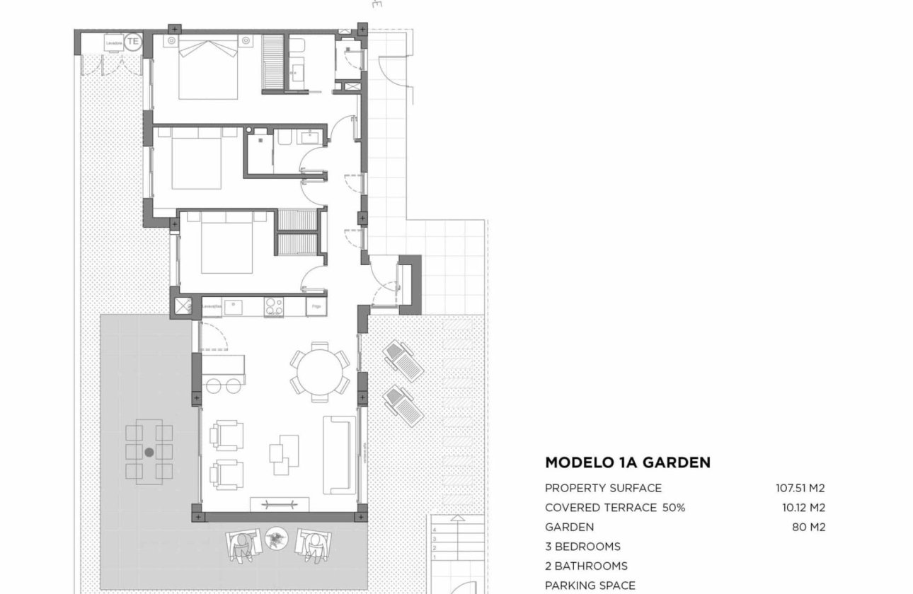 Nouvelle Construction - Appartement -
Los Alcazares - Parque Diana