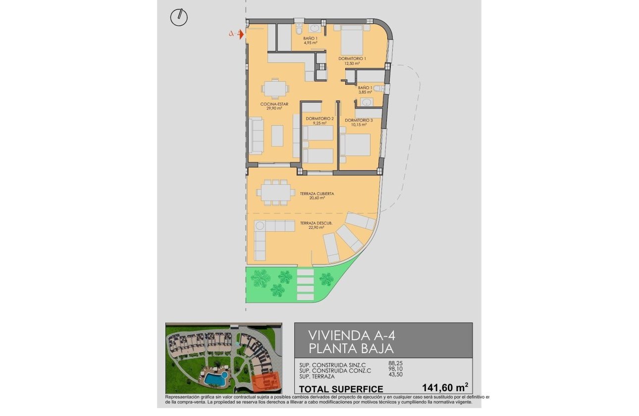 Nouvelle Construction - Appartement -
Los Alcazares - Serena Golf