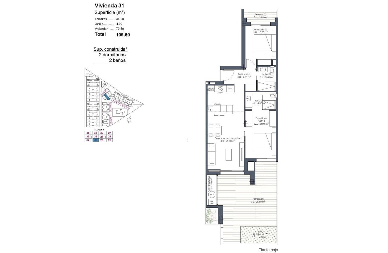 Nouvelle Construction - Appartement -
Los Alcazares - Serena Golf