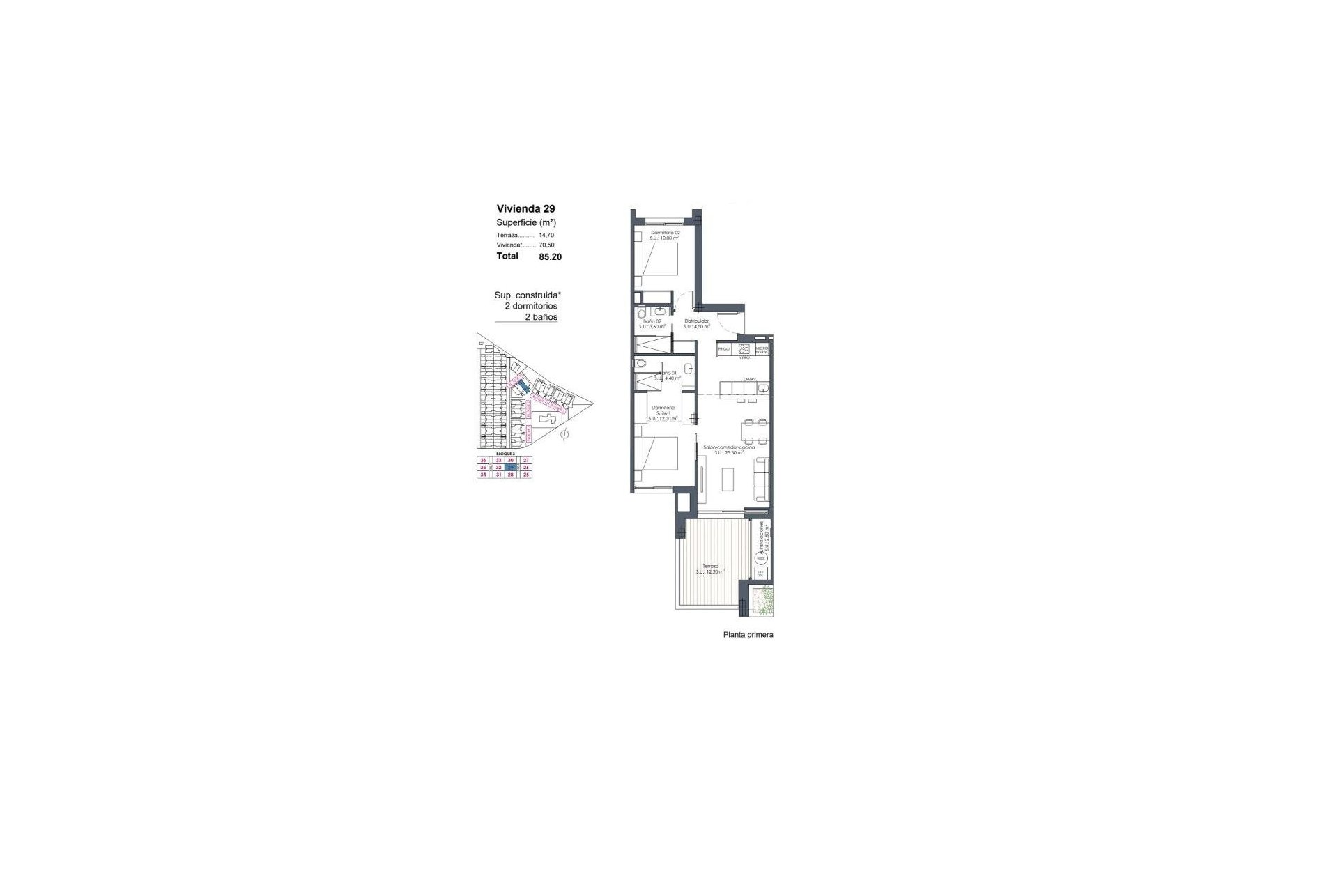Nouvelle Construction - Appartement -
Los Alcazares - Serena Golf
