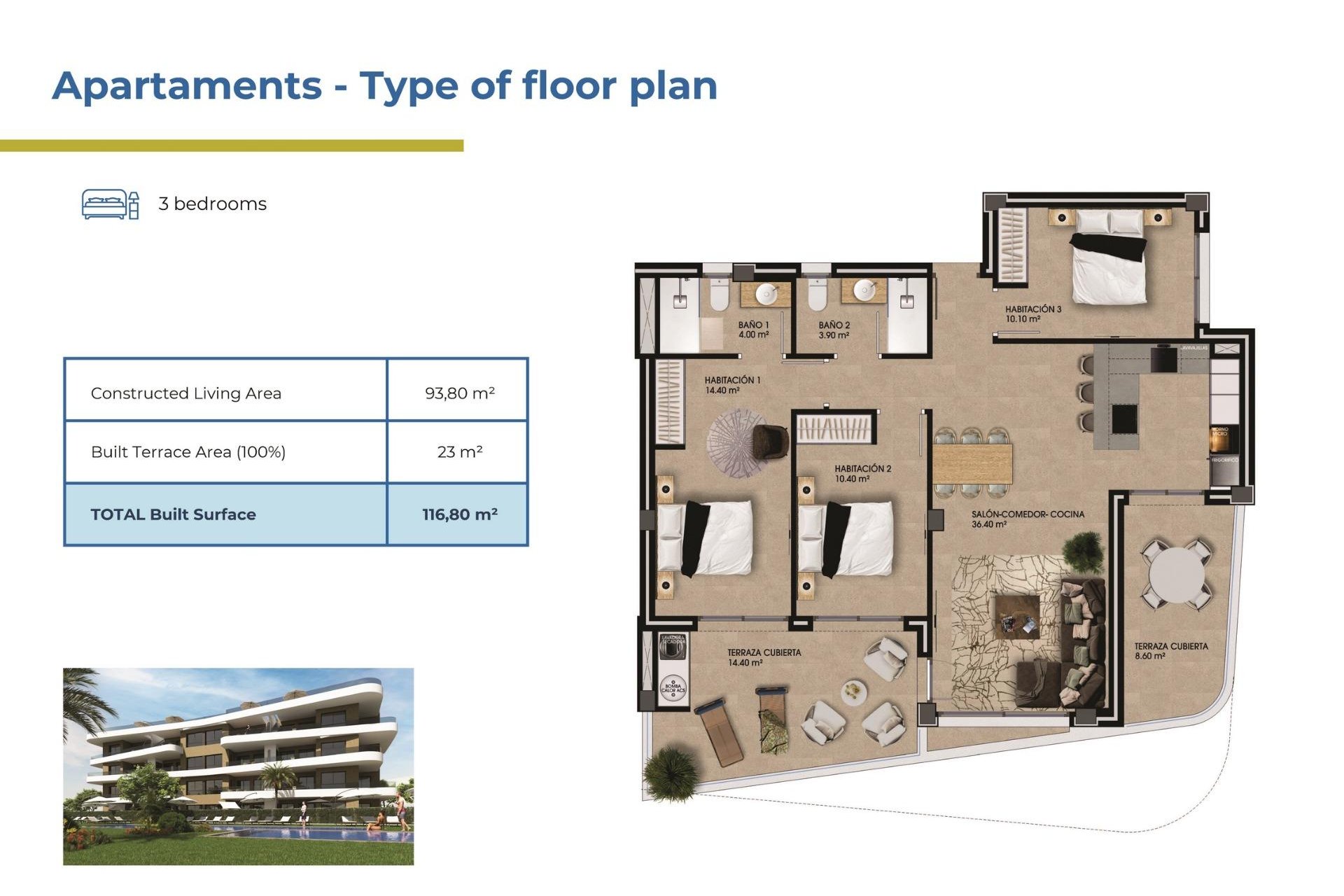 Nouvelle Construction - Appartement -
Orihuela Costa - La Ciñuelica