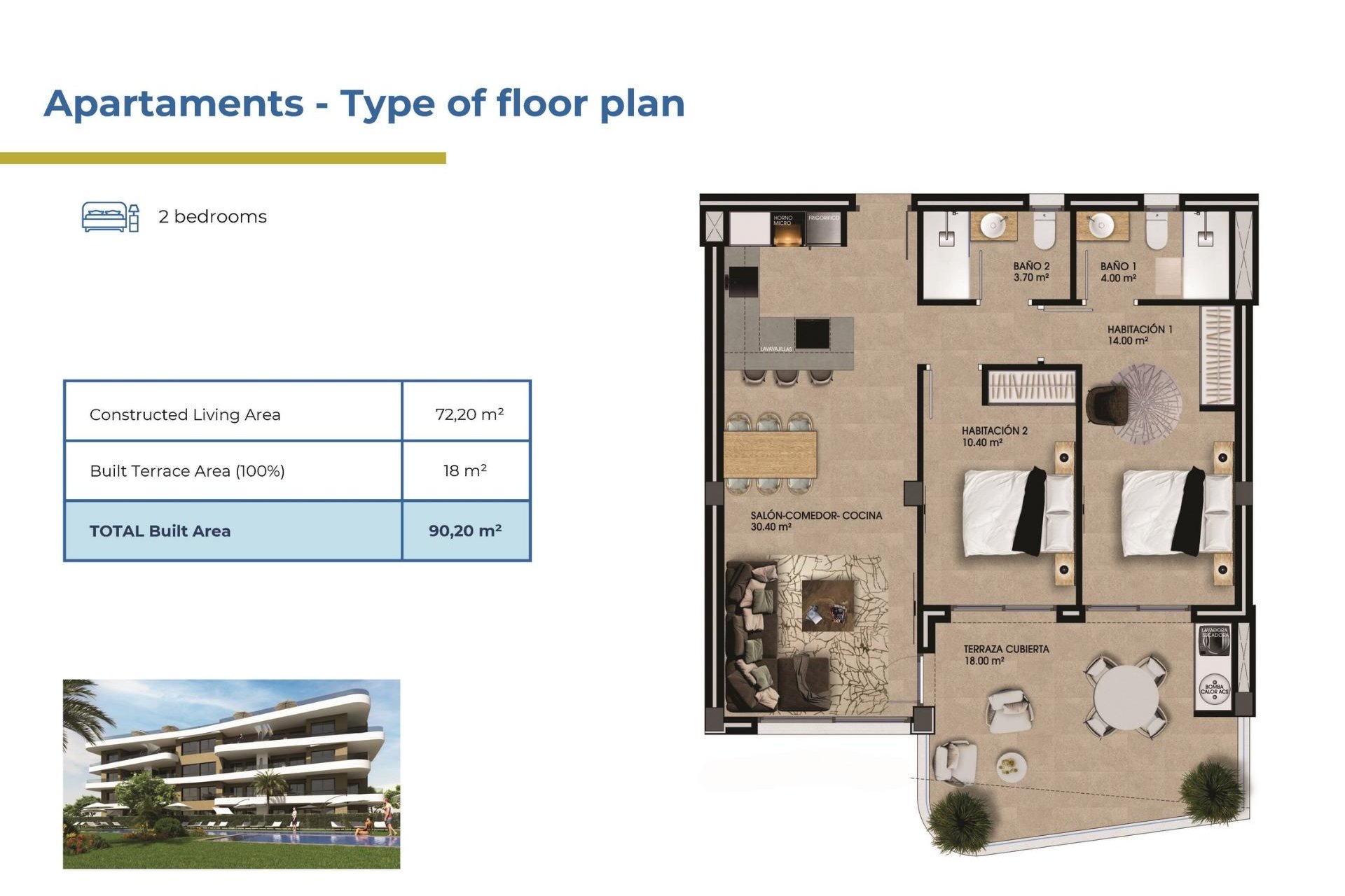 Nouvelle Construction - Appartement -
Orihuela Costa - La Ciñuelica