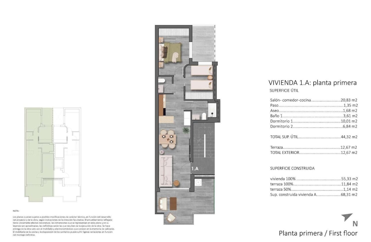 Nouvelle Construction - Appartement -
Pilar de la Horadada - Torre De La Horadada