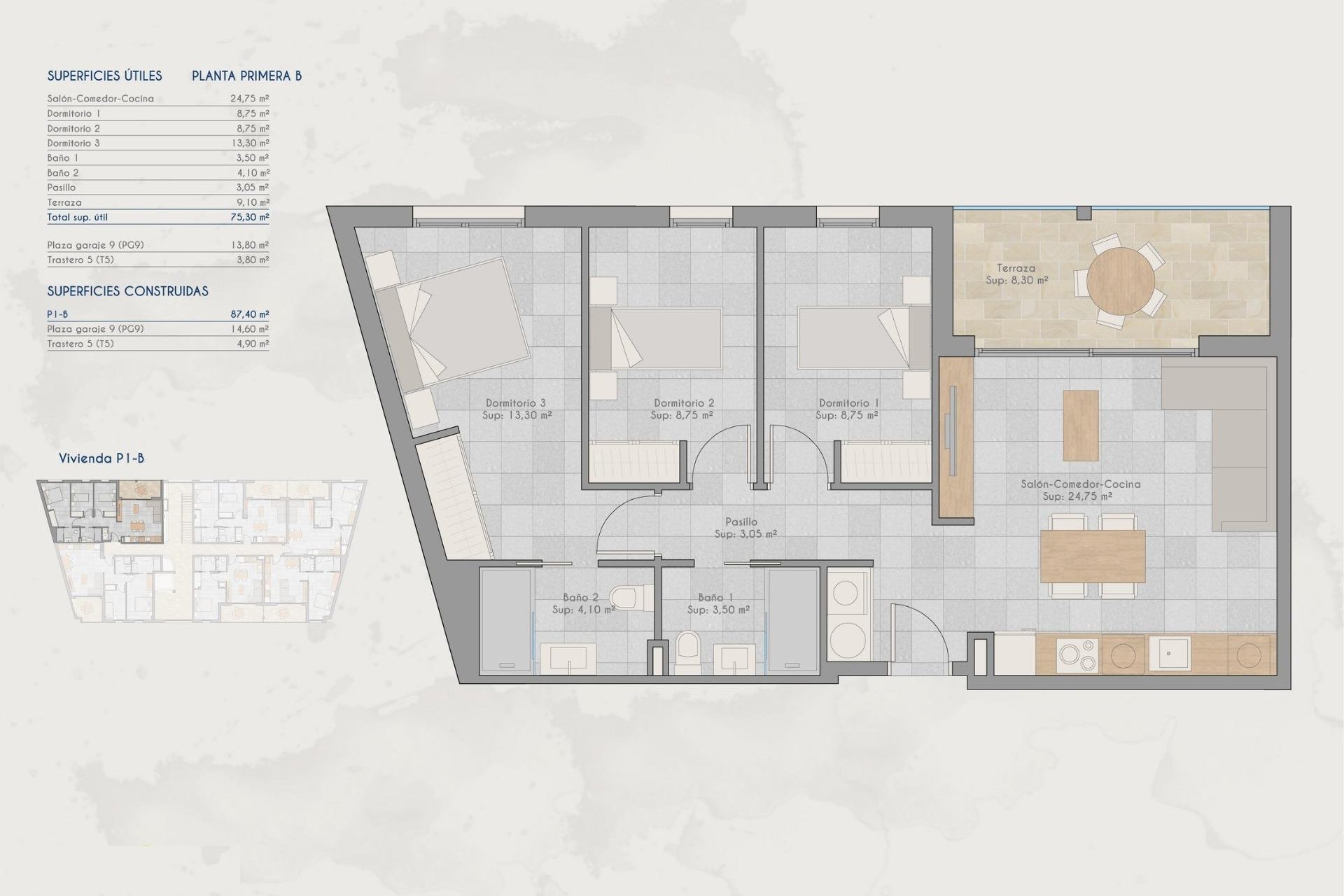 Nouvelle Construction - Appartement -
San Pedro del Pinatar - Lo Pagan