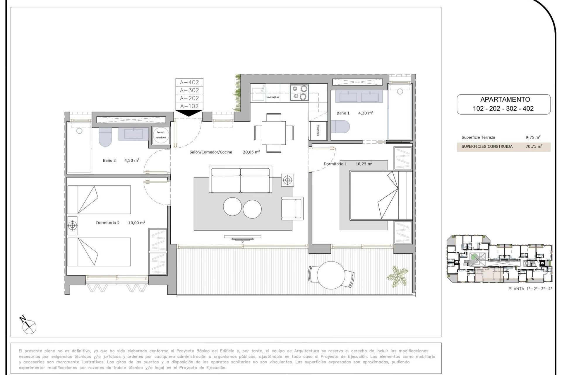 Nouvelle Construction - Appartement -
San Pedro del Pinatar - Lo Pagan
