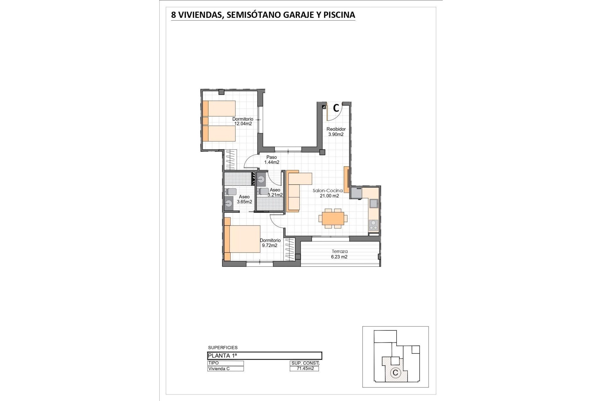 Nouvelle Construction - Appartement -
San Pedro del Pinatar - Lo Pagan