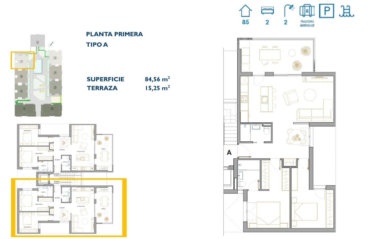 Nouvelle Construction - Appartement -
San Pedro del Pinatar - Pueblo