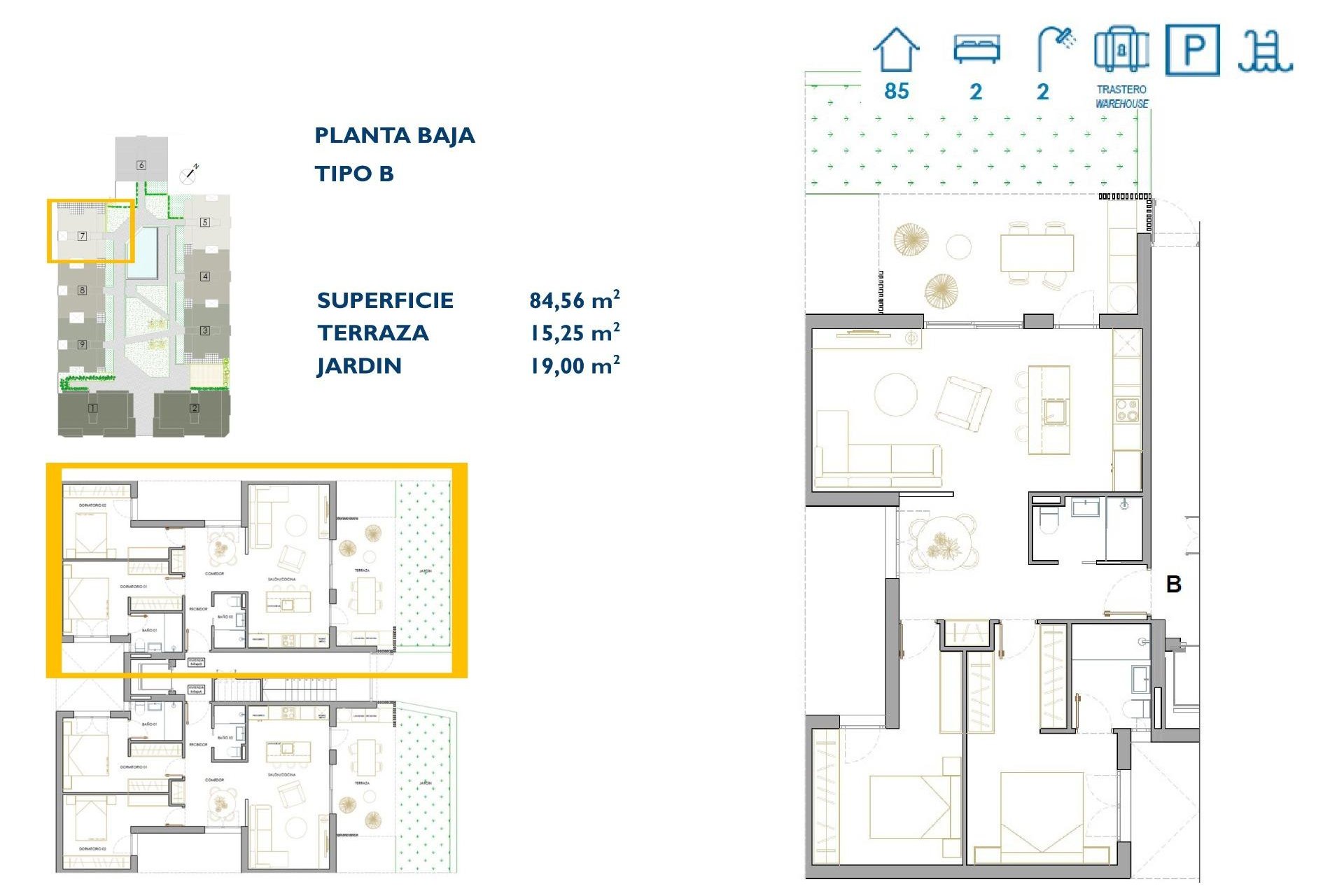 Nouvelle Construction - Appartement -
San Pedro del Pinatar - Pueblo