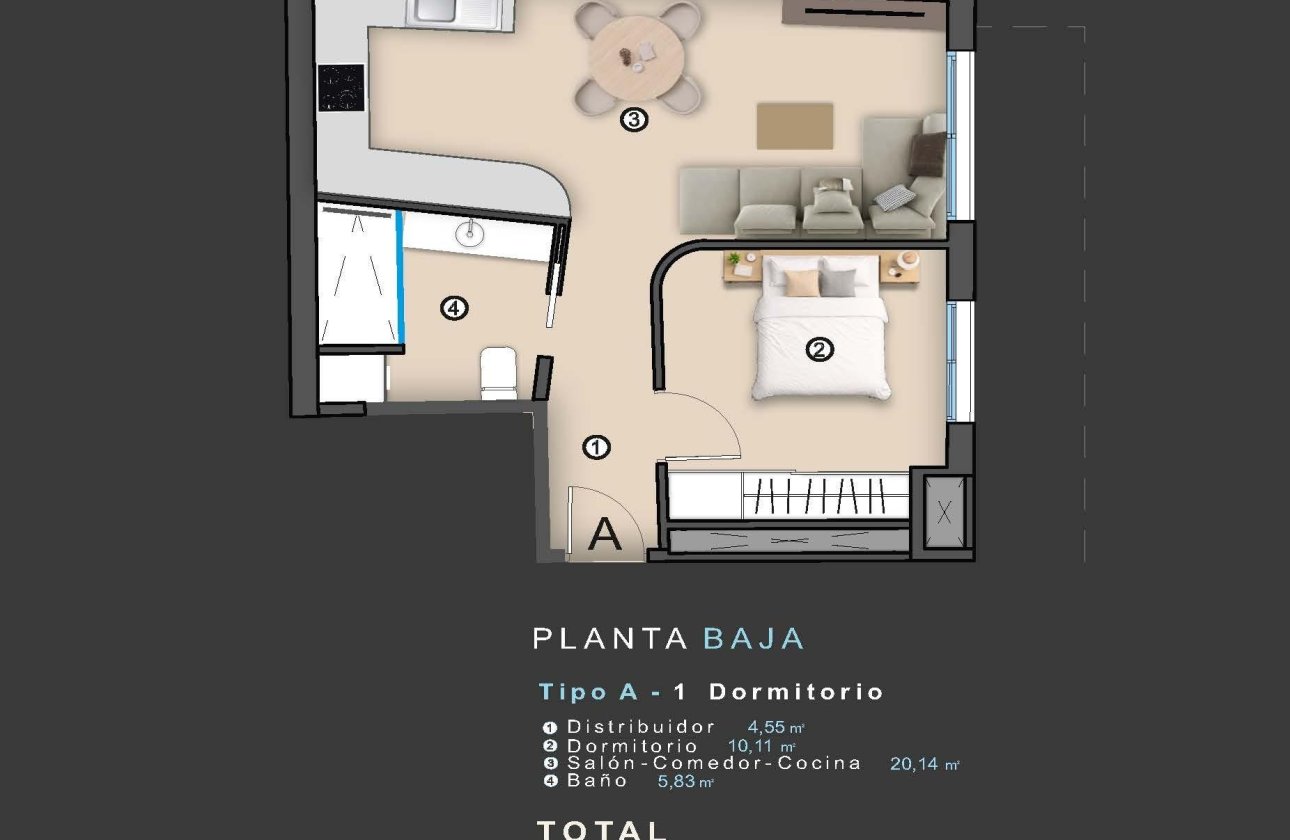 Nouvelle Construction - Appartement -
Torrevieja - Centro