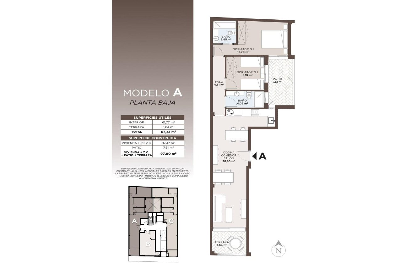 Nouvelle Construction - Appartement -
Torrevieja - Playa de El Cura