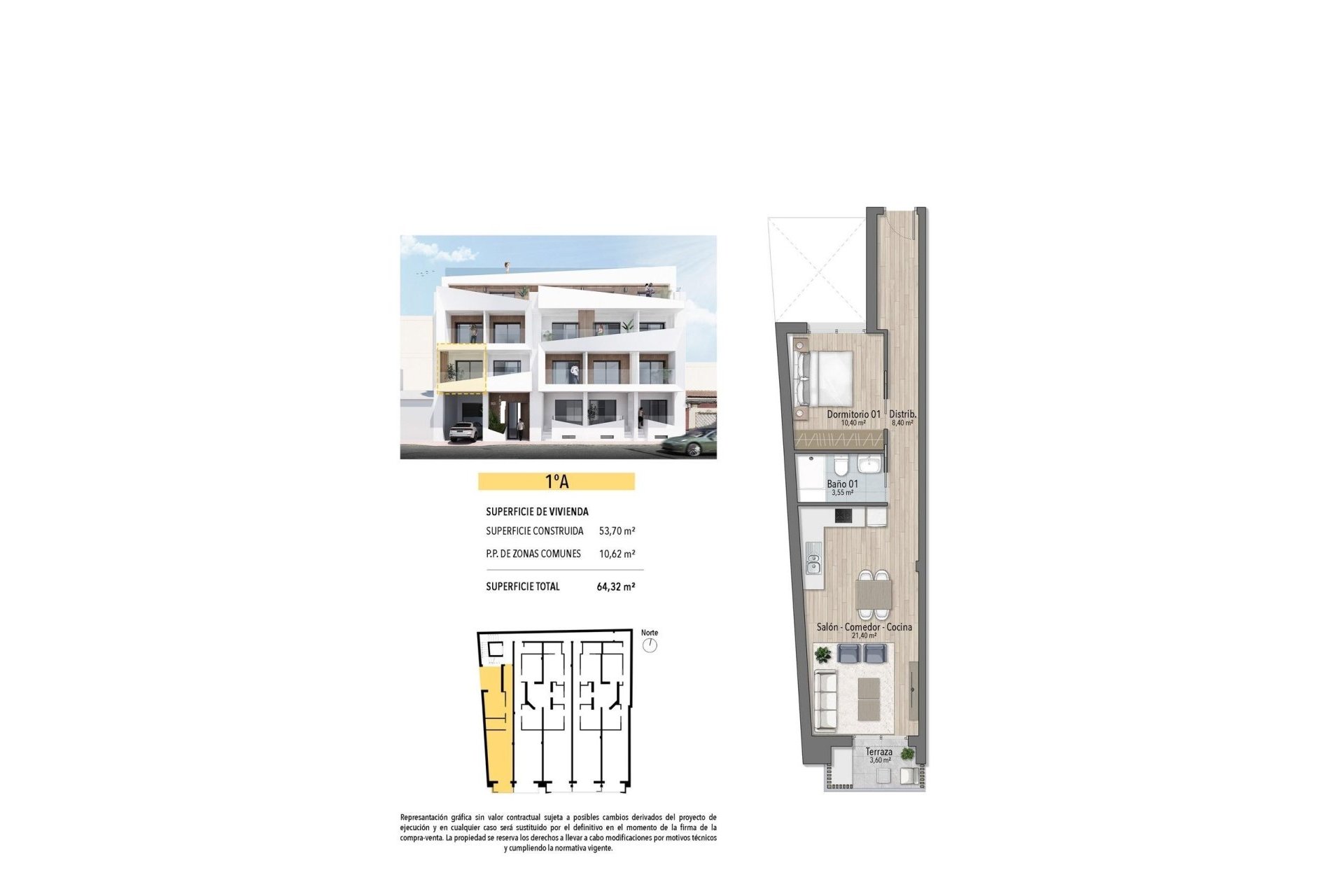 Nouvelle Construction - Appartement -
Torrevieja - Playa del Cura