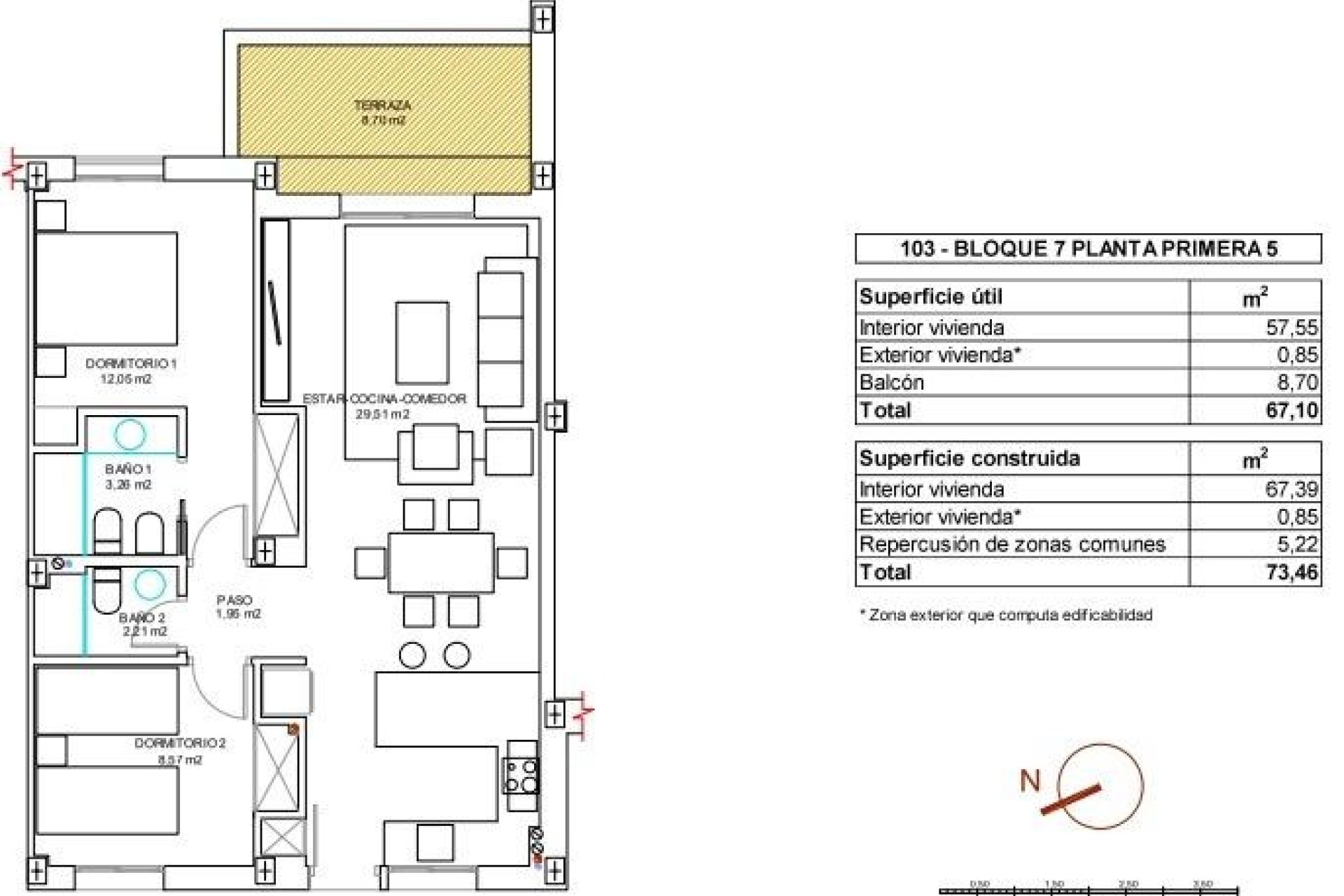 Nouvelle Construction - Appartement -
Vera - El Playazo