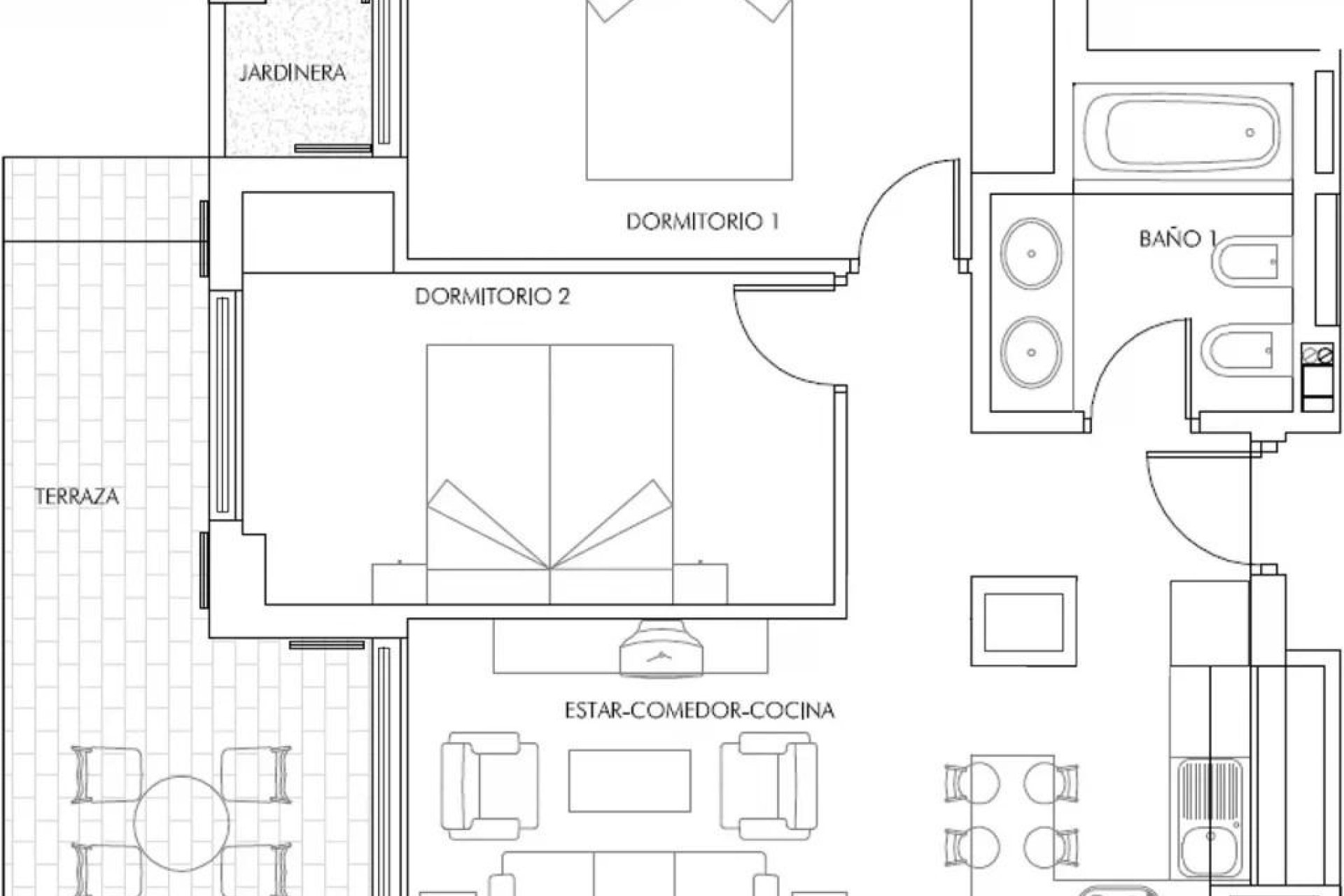 Nouvelle Construction - Appartement -
Vera - Puerto del Rey