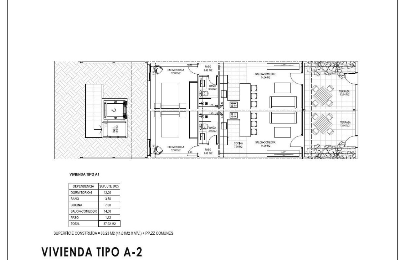 Nouvelle Construction - Appartement -
Vera - Vera Playa