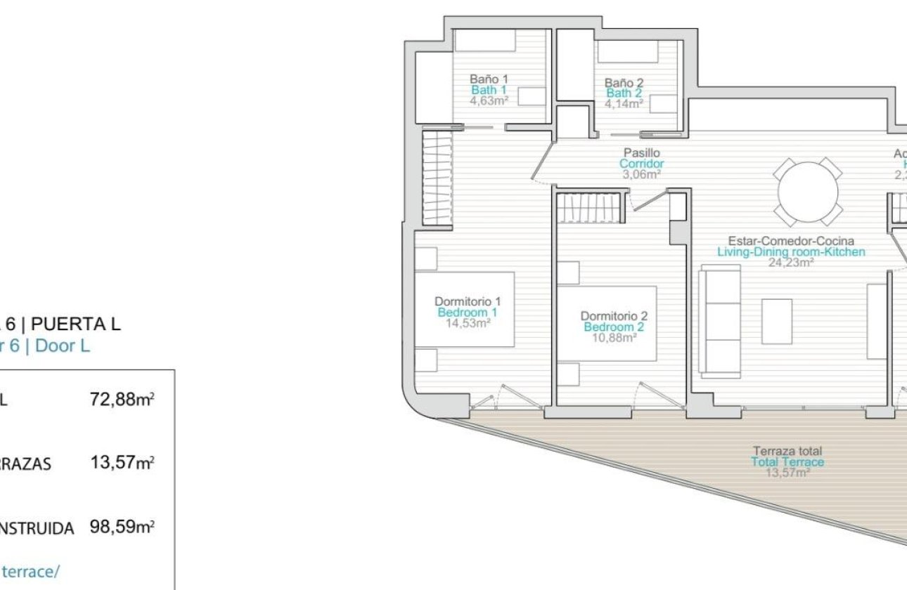 Nouvelle Construction - Appartement -
Villajoyosa - La Tellerola