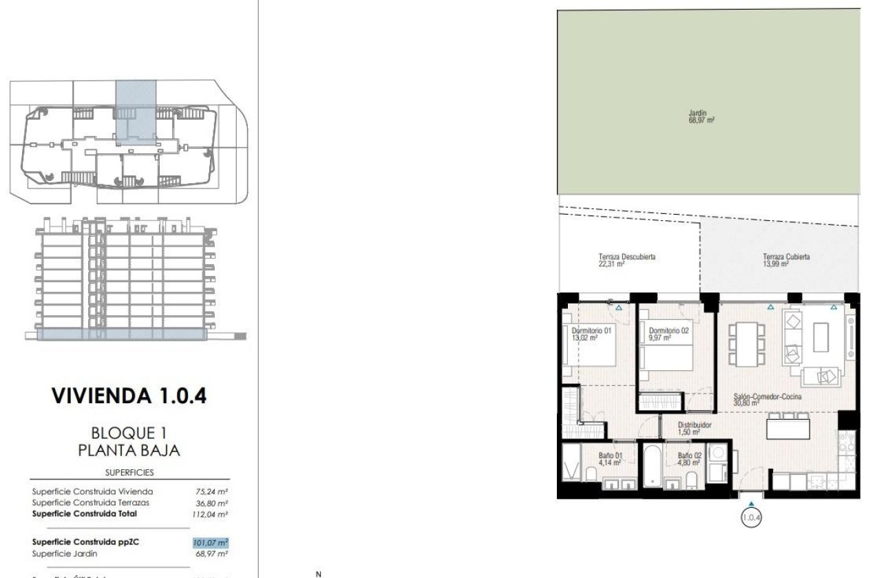 Nouvelle Construction - Appartement -
Villajoyosa - Playa del Torres