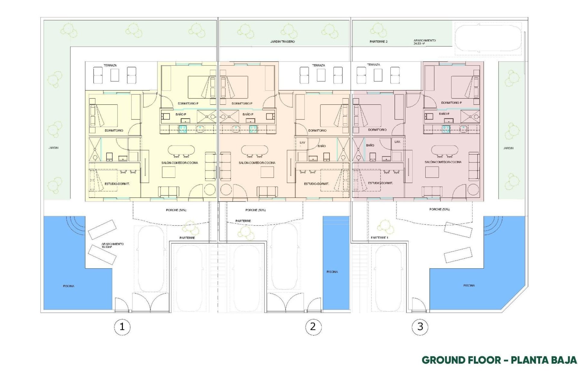 Nouvelle Construction - Bungalow -
Pilar de la Horadada - parques de Andromeda