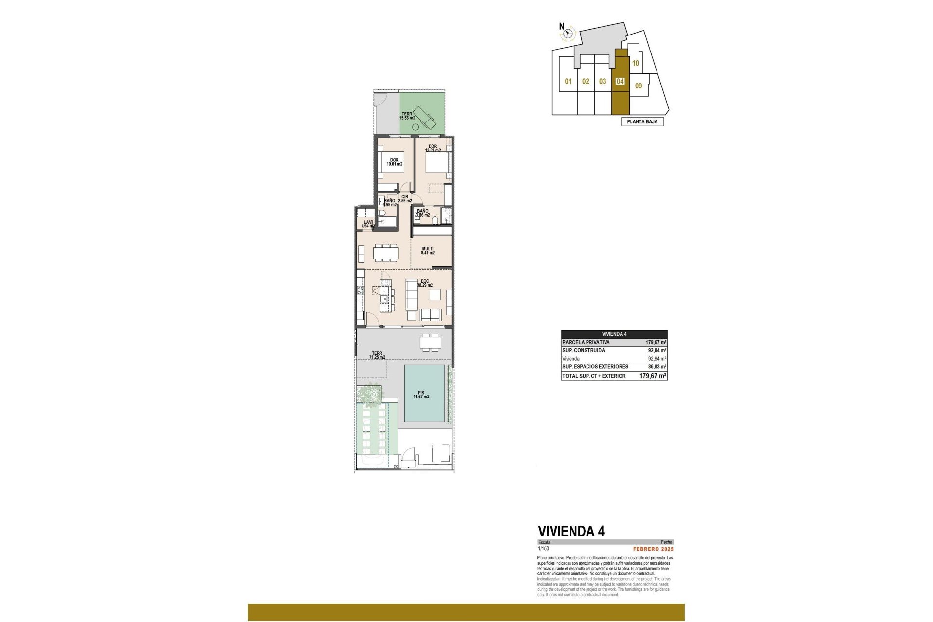Nouvelle Construction - Bungalow -
Pilar de la Horadada - parques de Andromeda