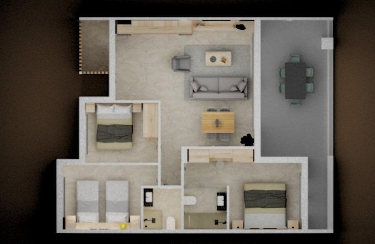 Nouvelle Construction - Bungalow -
Pilar de la Horadada - Playa de las Higuericas