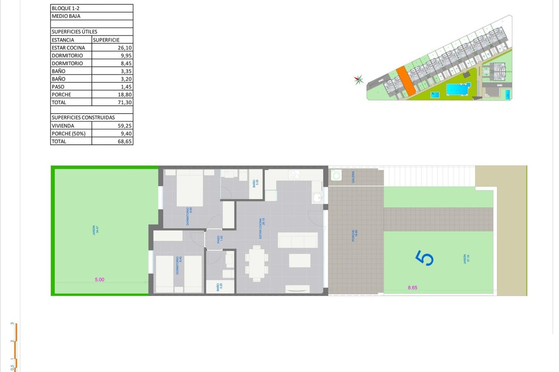 Nouvelle Construction - Bungalow -
Pilar de la Horadada - pueblo