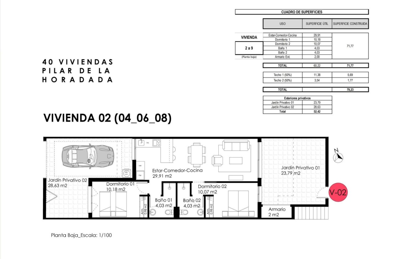 Nouvelle Construction - Bungalow -
Pilar de la Horadada - pueblo