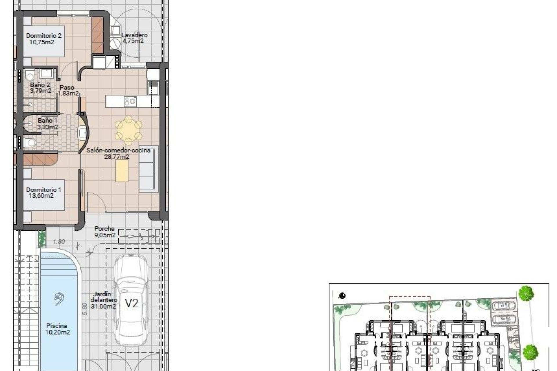 Nouvelle Construction - Bungalow -
Pilar de la Horadada - pueblo