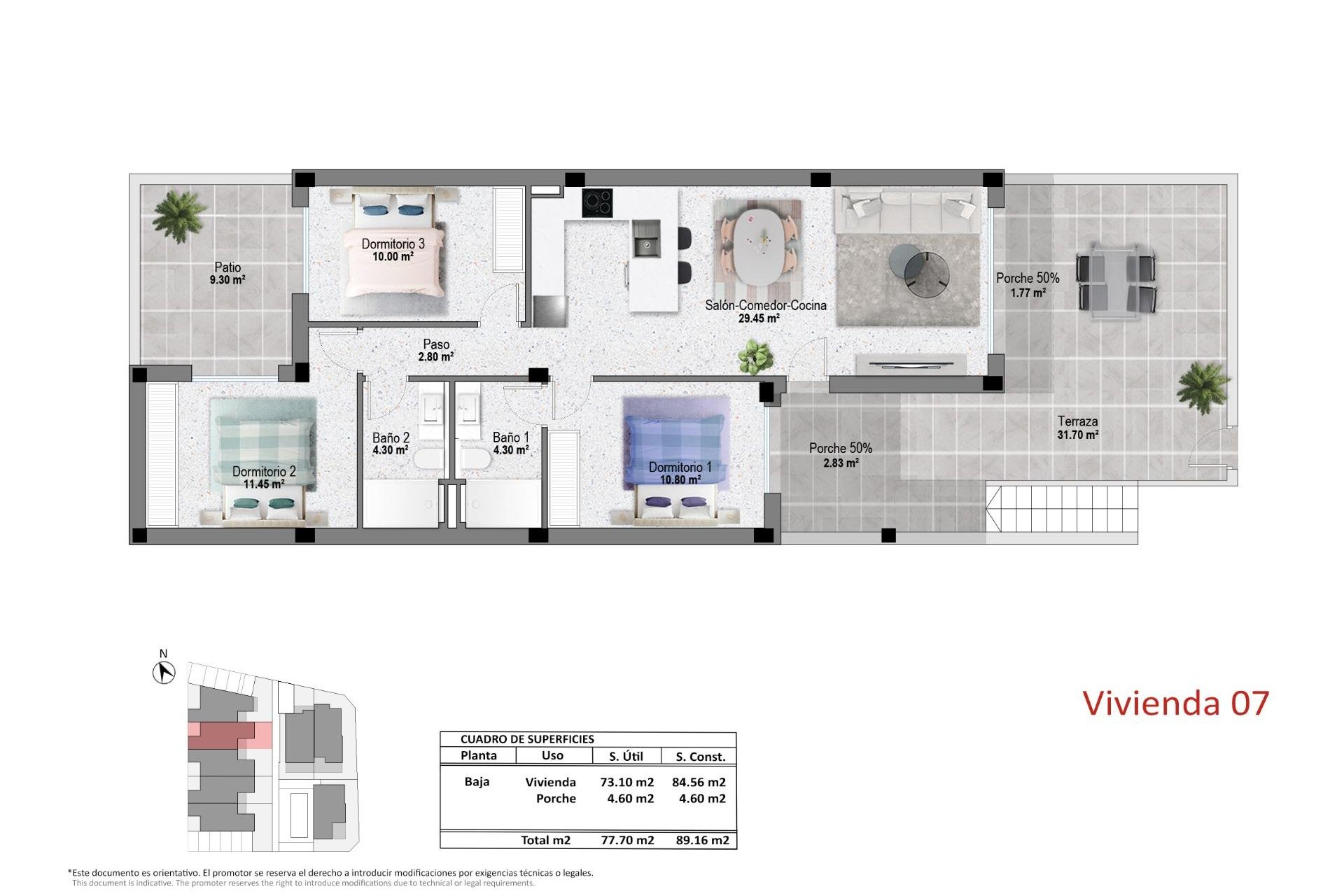Nouvelle Construction - Bungalow -
Pilar de la Horadada - pueblo