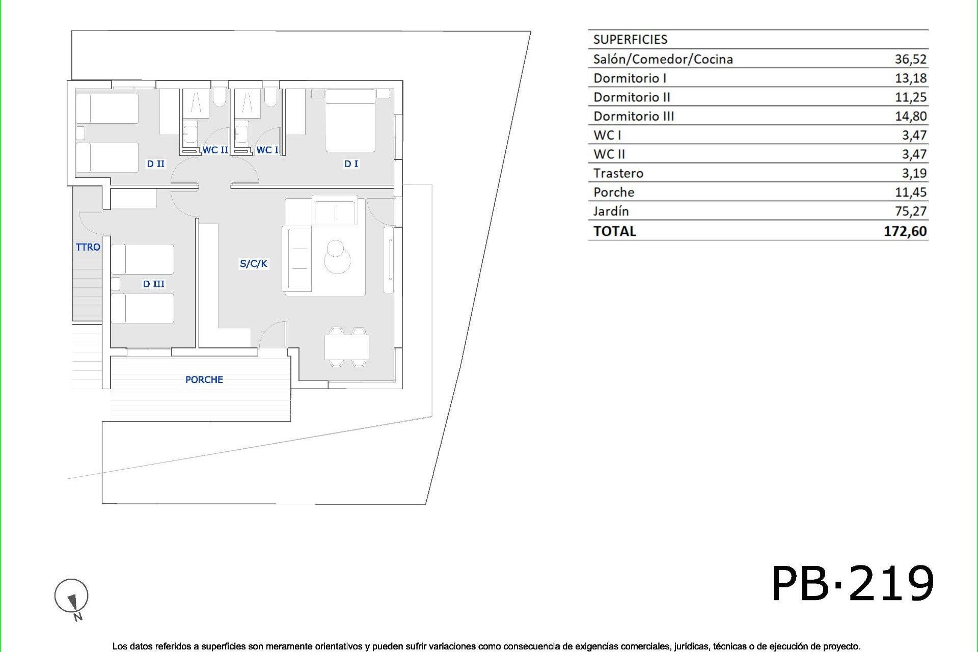 Nouvelle Construction - Bungalow -
San Miguel de Salinas - Pueblo