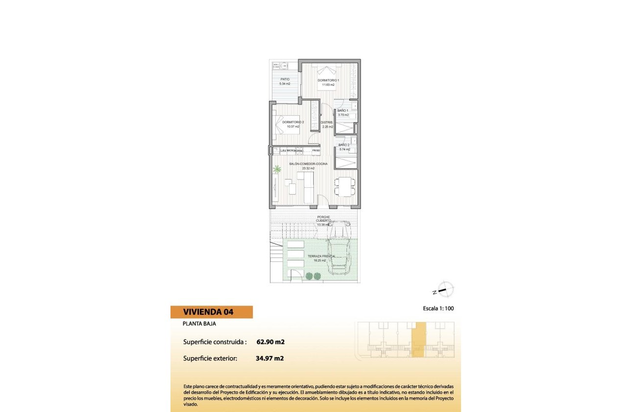 Nouvelle Construction - Bungalow -
San Pedro del Pinatar - El Salero