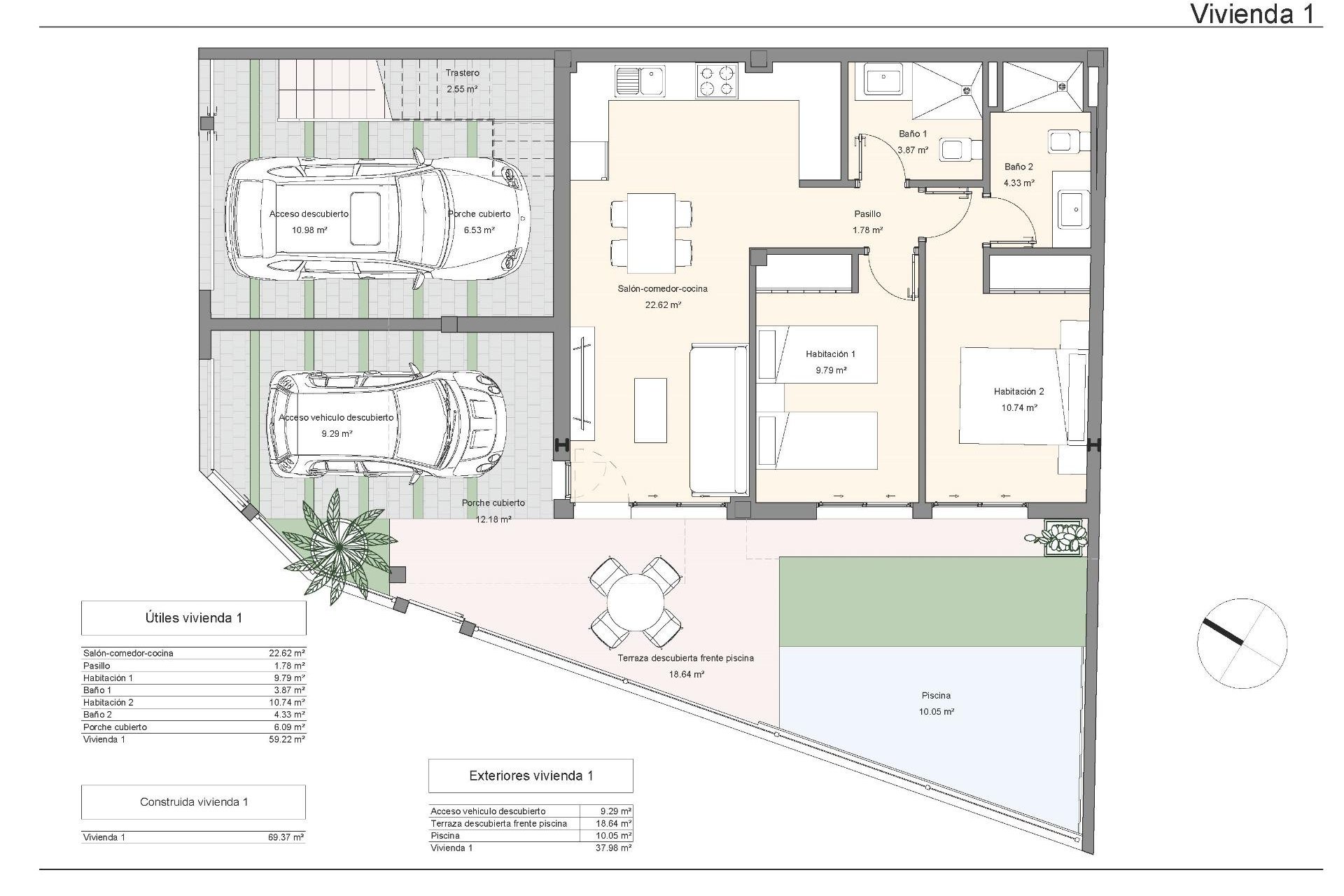 Nouvelle Construction - Bungalow -
San Pedro del Pinatar - Lo Pagan