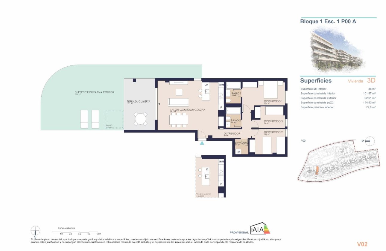 Nouvelle Construction - Ground floor apartment -
Denia - Playa de La Almadraba