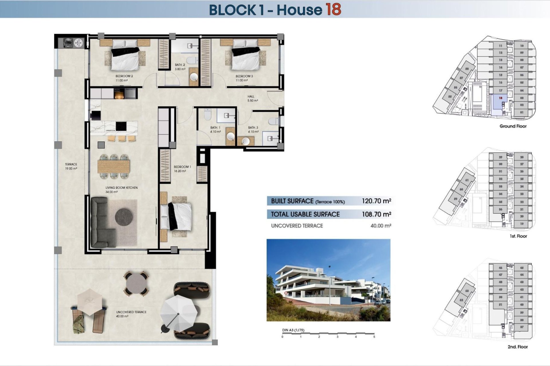 Nouvelle Construction - Ground floor apartment -
La Marina - La Marina del Pinet