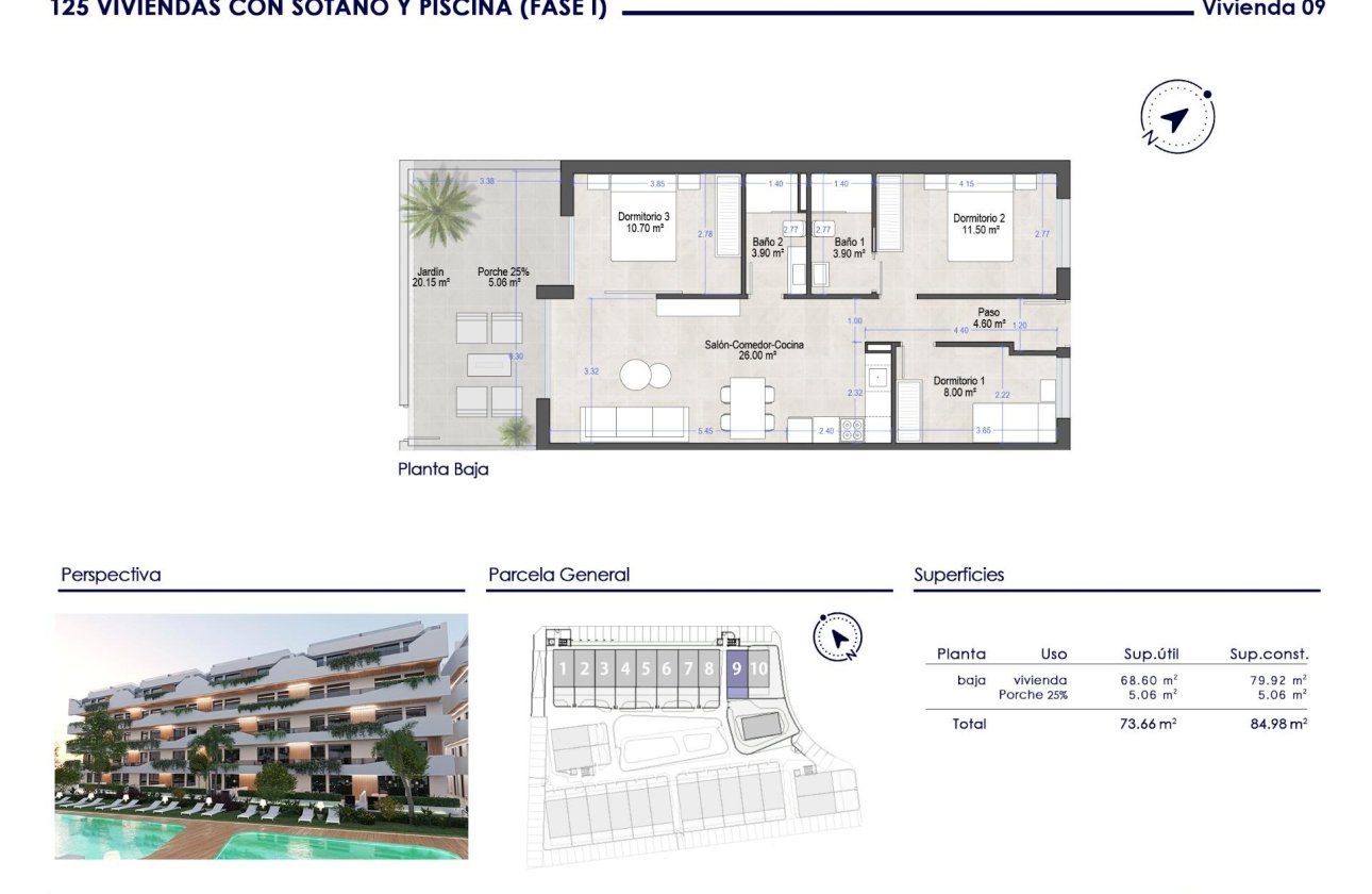 Nouvelle Construction - Ground floor apartment -
San Javier - Santiago De La Ribera