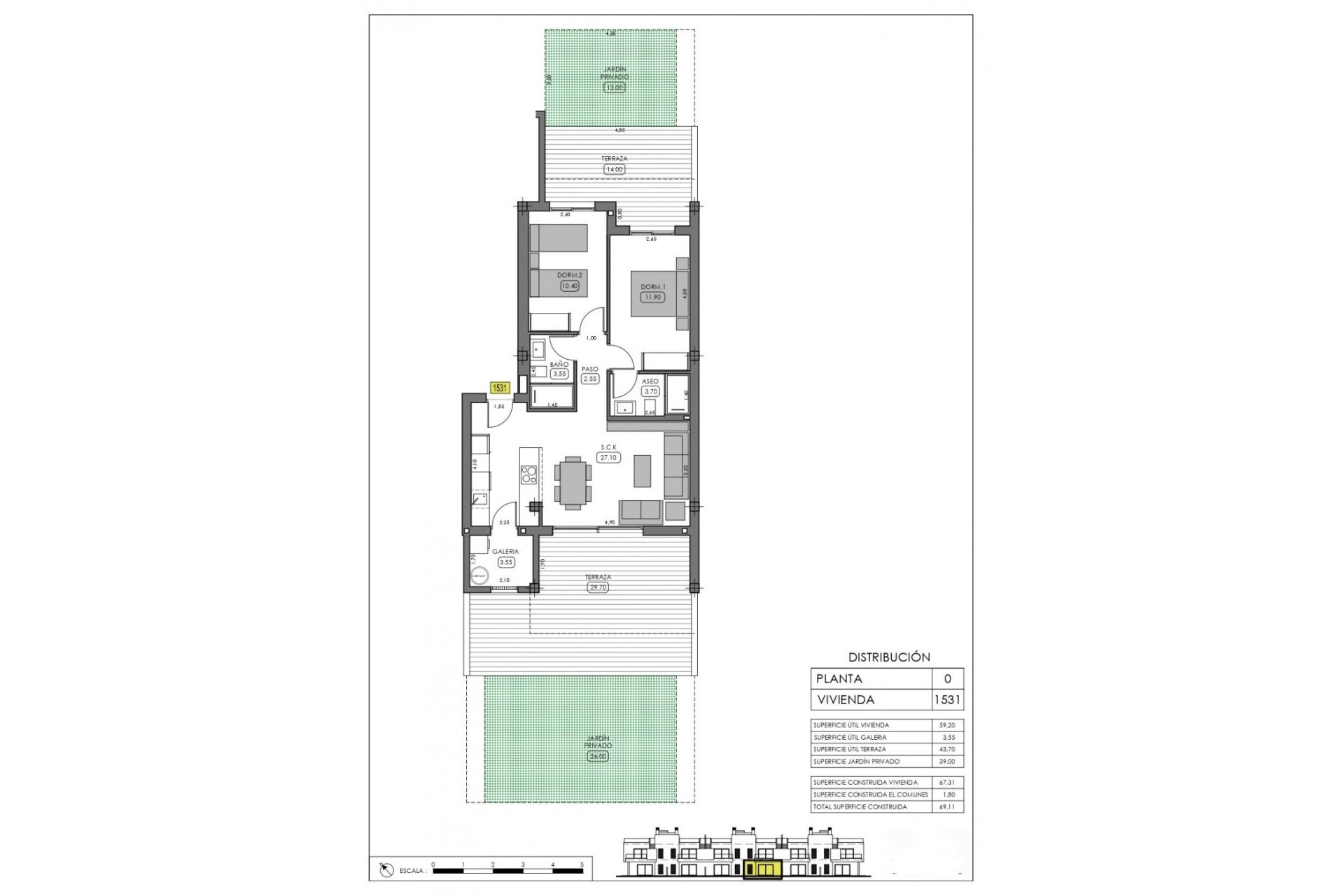 Nouvelle Construction - Ground Floor Bungalow -
Algorfa - La Finca Golf