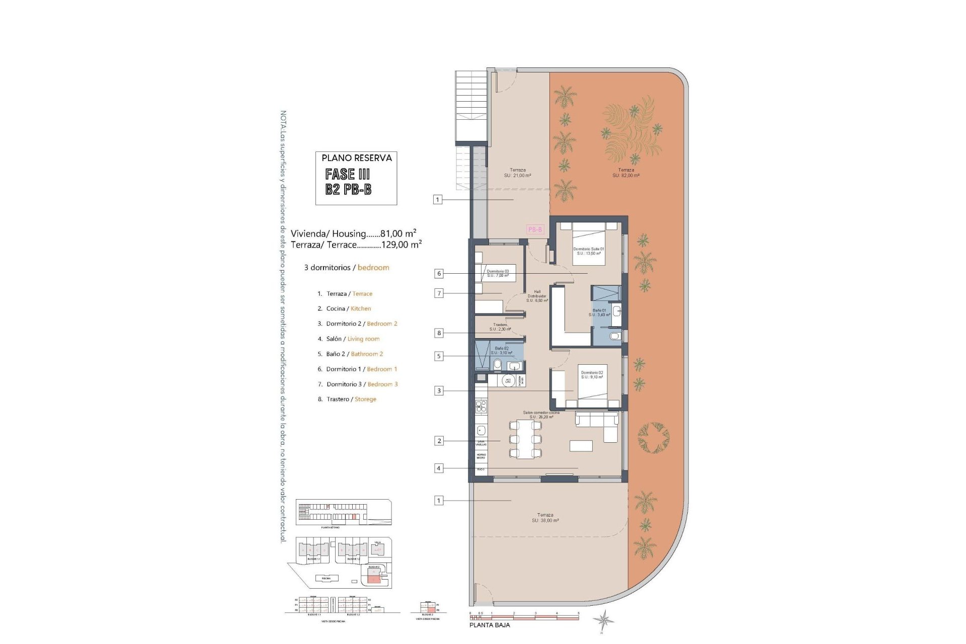 Nouvelle Construction - Ground Floor Bungalow -
Los Alcazares - La Serena Golf