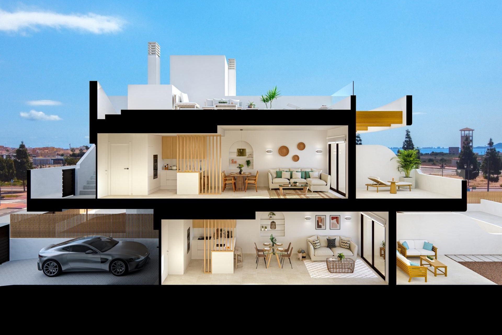 Nouvelle Construction - Ground Floor Bungalow -
Los Alcazares - Serena Golf