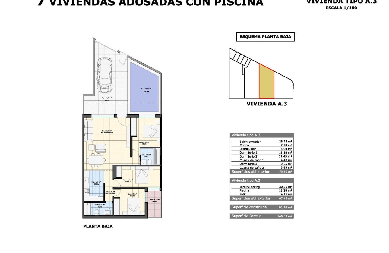 Nouvelle Construction - Ground Floor Bungalow -
Pilar de la Horadada - pueblo