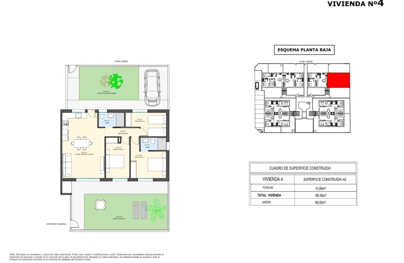 Nouvelle Construction - Ground Floor Bungalow -
Pilar de la Horadada - pueblo