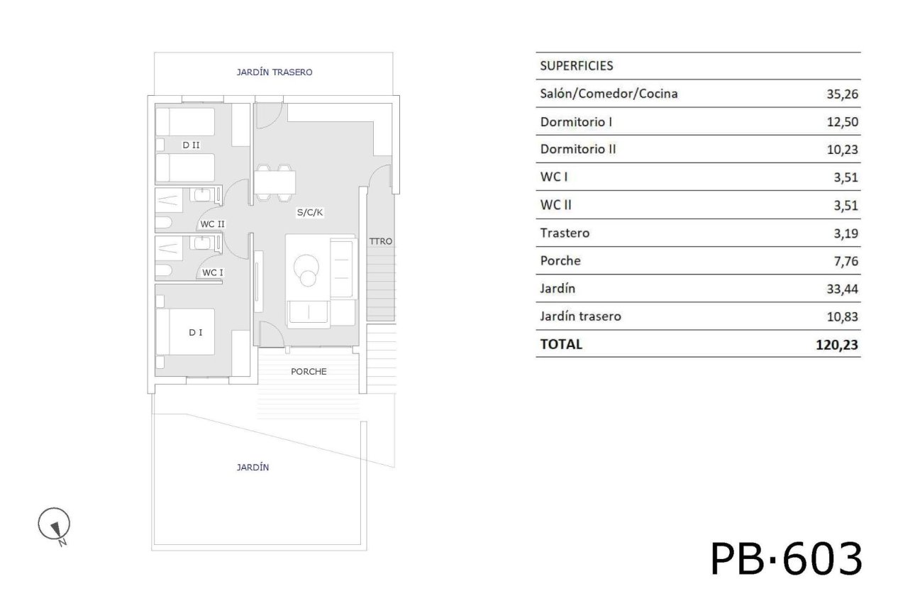 Nouvelle Construction - Ground Floor Bungalow -
San Miguel de Salinas - Pueblo