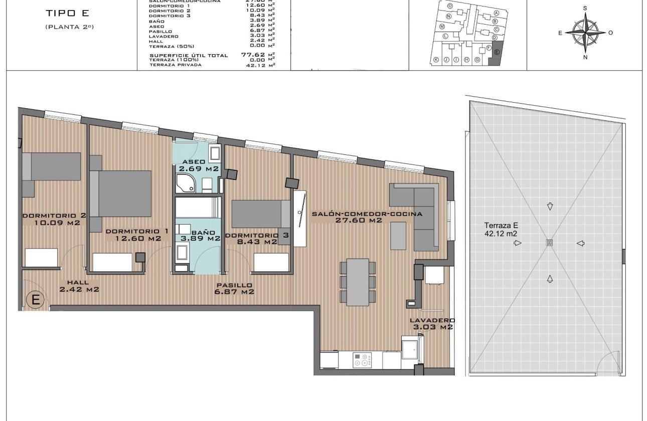 Nouvelle Construction - Penthouse -
Algorfa - Pueblo