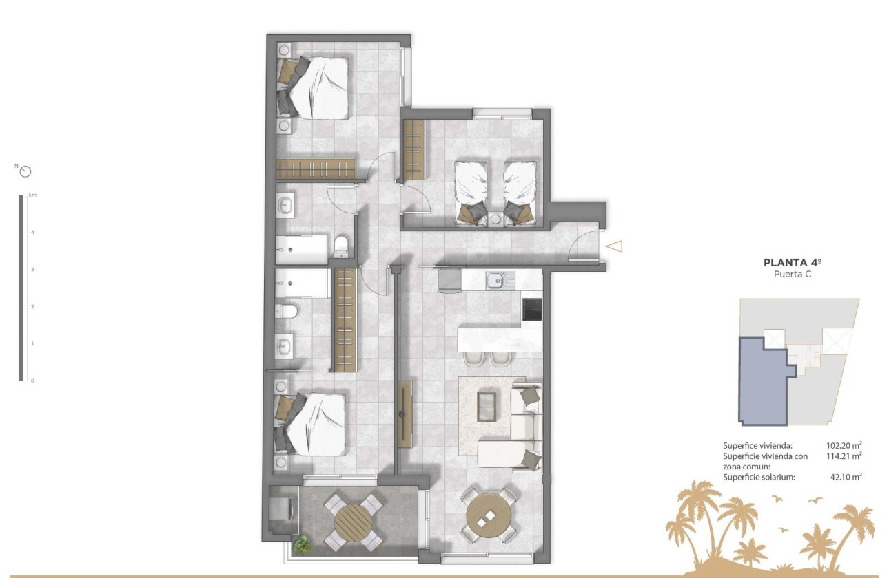 Nouvelle Construction - Penthouse -
Guardamar del Segura - Pueblo