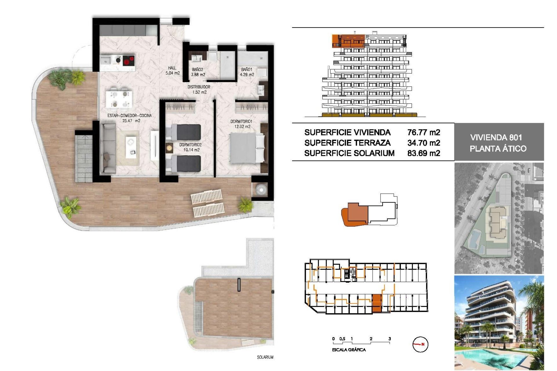 Nouvelle Construction - Penthouse -
Guardamar del Segura - Puerto