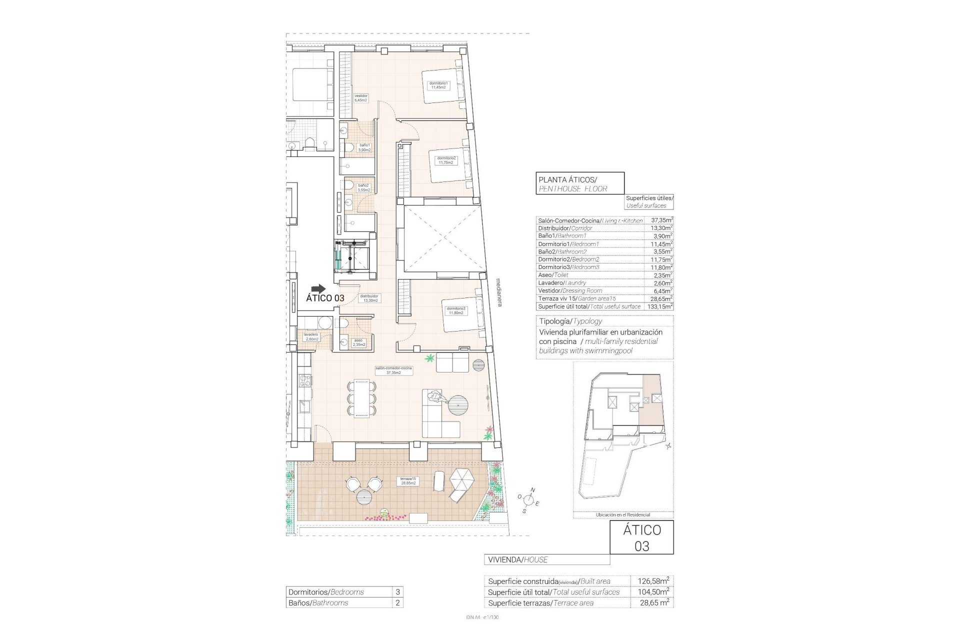 Nouvelle Construction - Penthouse -
Hondón de las Nieves - Pueblo