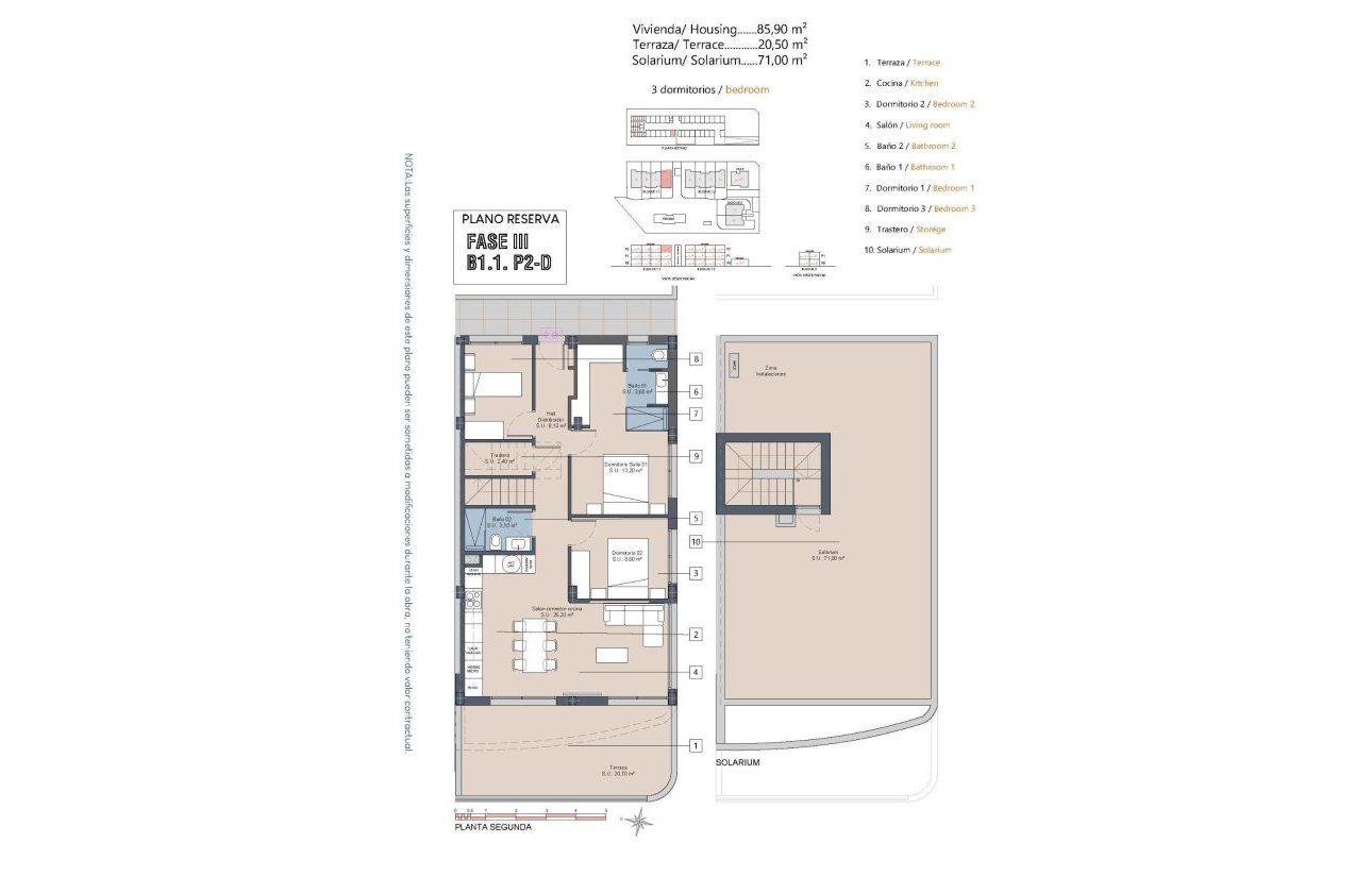 Nouvelle Construction - Penthouse -
Los Alcazares - La Serena Golf